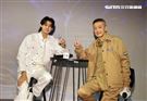 父子檔李亞明、李玉璽出席酒廠活動。（圖/記者邱榮吉攝影）（開車不喝酒）