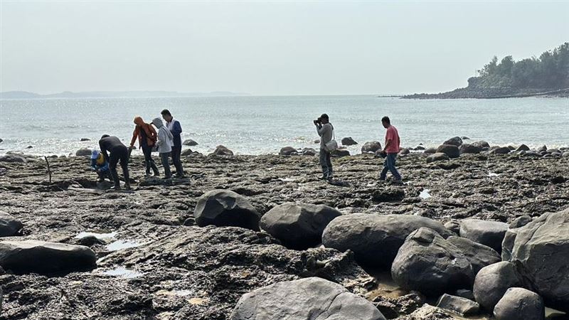 颱風吹出百年古碑　烈嶼南山頭公禁碑出土