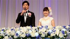 江宏傑與福原愛（圖／美聯社／達志影像）