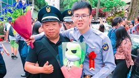 鍾學謙,壓制,詐團,父子（圖／新竹市警察局提供、翻攝自新竹市警察局臉書）