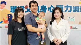 職場爸爸五大壓力：經濟、工作、購屋、配偶、育兒。（圖／1111銀行提供）