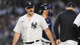 ▲洋基50億左投羅登（Carlos Rodon）才歸隊1個月，又進入受傷名單。（圖／美聯社／達志影像）