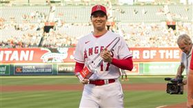 ▲大谷翔平跑出本季第15盜，再創大聯盟最速紀錄。（資料圖／翻攝自天使推特）