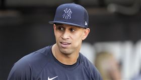 ▲米德湯到了洋基倒是立刻遵循球隊休息室文化，把滿臉鬍子刮乾淨了。（圖／美聯社／達志影像）