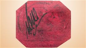 一分洋紅、亞洲國際郵展。（圖／中華郵政公司提供）