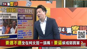 謝典林不挺郭台銘獨立參選！李正皓：只挺郭柯合作（圖／94要客訴）
