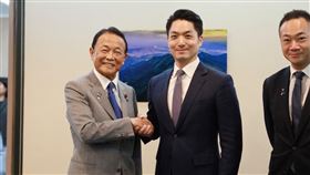蔣萬安、麻生太郎會面。（圖／北市府提供）
