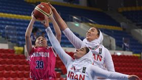 伊朗隊帶給日本隊相當大的壓力。（圖／中華籃協提供）