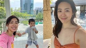 林可彤因為兒子亂傳照片尷尬不已，大兒子的老師竟然收到她的性感照。（圖／翻攝臉書）