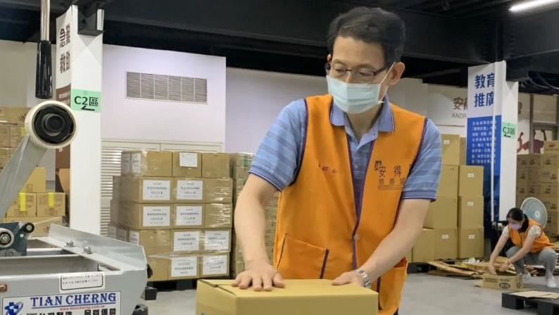 卡努重創南投　安得烈食物銀行備千箱物資