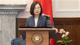 蔡英文總統今（10）日接見波羅的海三國國會外交委員會主席訪問團。（圖／總統府提供）