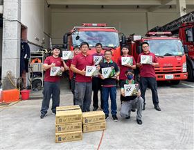 桂格5X人蔘持續為各行各業打氣！捐贈桃園大園消防隊　支援災防最前線（業配勿用）