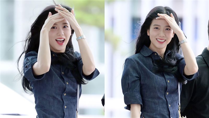 Jisoo認愛後首次露面　比1手勢粉絲全哭