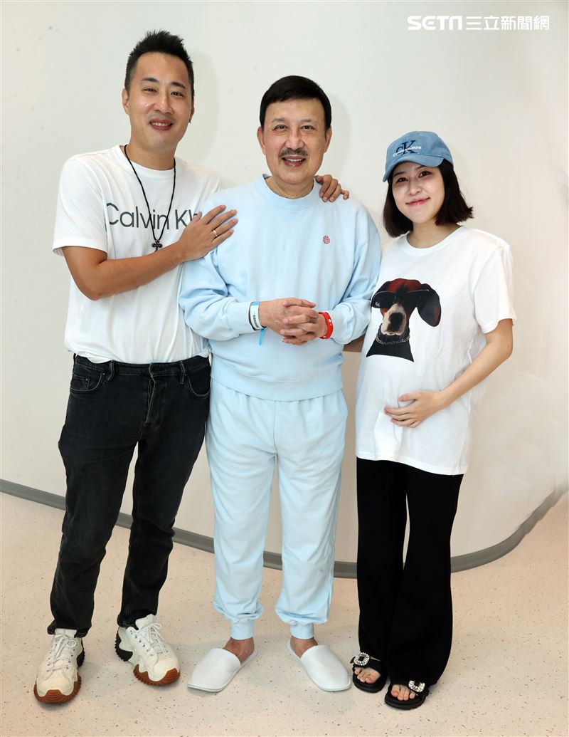 余天、余祥銓、柔柔健檢產檢專訪。（圖/記者邱榮吉攝影）