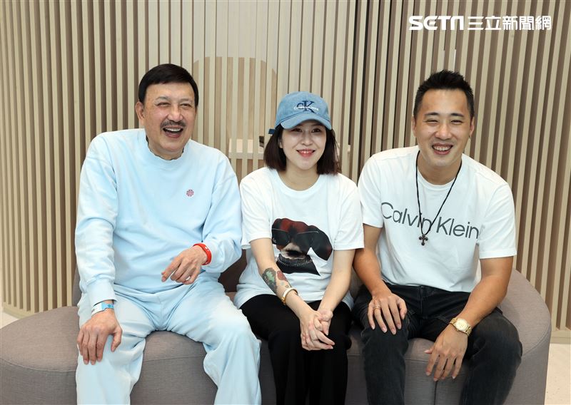 余天、余祥銓、柔柔健檢產檢專訪。（圖/記者邱榮吉攝影）