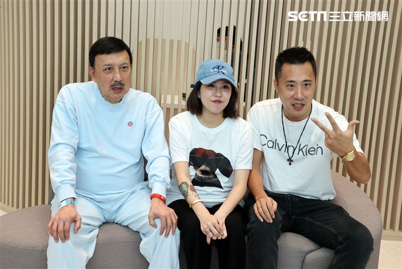余天、余祥銓、柔柔健檢產檢專訪。（圖/記者邱榮吉攝影）