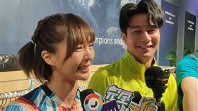 郭彥均（右）與黃沐妍都頗愛運動。（圖／記者鍾智凱攝）