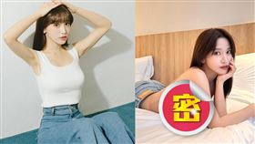 蔡瑞雪被嚴正嵐兒子踹胸部。（組合圖／翻攝自蔡瑞雪 IG）