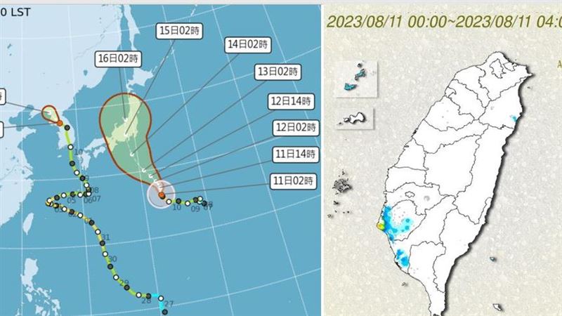 「西南季風雷雨彈」續炸　蘭恩最新路徑曝