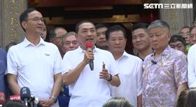 侯友宜、朱立倫大甲鎮瀾宮參拜合體顏清標