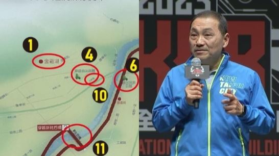 金龍湖竟標記金雞湖！他虧問侯友宜一句話