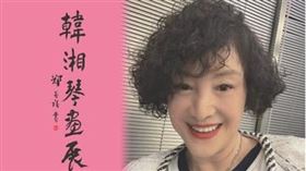 韓湘琴辦畫展。（圖／唐先生提供）