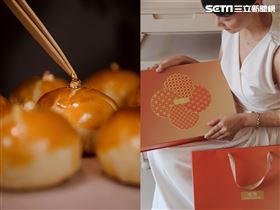 金箔蛋黃酥（圖／翻攝畫面）　請勿用於示意圖