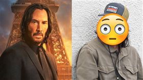 基努李維平日打扮樸素又不修邊幅。（圖／美聯社／達志影像）