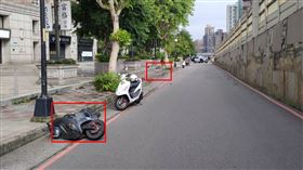 新北,三重,重陽橋,行道樹,機車,撞樹,