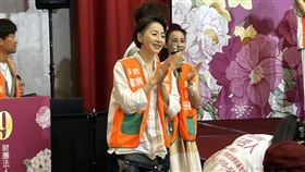 今日肝基㑹成立29年慶活動上，李芳雯現身也「獻聲」。（圖／記者簡浩正攝影）