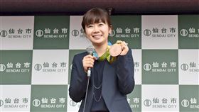 福原愛曾擔任仙台市觀光大使在台日皆參與不少活動。（圖／翻攝自仙台市廣報課臉書粉專）

