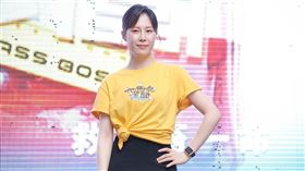 黃健瑋捲入性侵疑雲，老婆蔡亘晏（爆花）首度面對媒體。（圖／記者楊澍攝影）