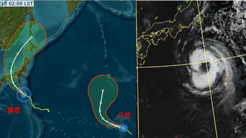 雨彈續炸降雨熱區曝　蘭恩大迴轉明起襲日