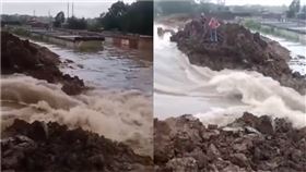 「卡努」俄羅斯遠東釀水患。推特