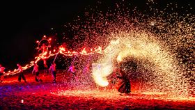 北海岸,潮與火,火舞,朱銘美術館,藝術,中角灣