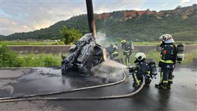 台中市，外埔區，火燒車，火球，2死