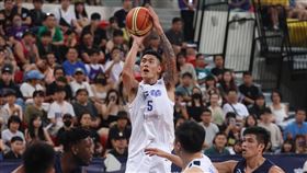 台灣藍隊劉錚。（圖／中華籃協提供）