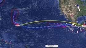 颱風朵拉生命期將近三周，已經算長壽颱風。（圖／翻攝自氣象達人彭啟明臉書）