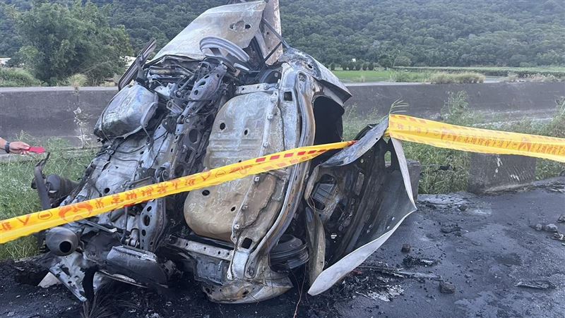 外埔火燒車2死！19歲情侶約會聚餐遇死劫