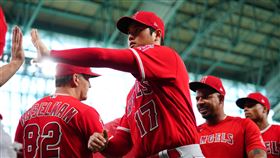 ▲大谷翔平敲出本季第41轟，還跑出第17次盜壘，率隊1分擊敗太空人。（圖／翻攝自天使官方推特）