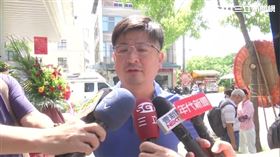 ▲郭台銘、謝典林參加北斗鎮公所鎮長就職典禮