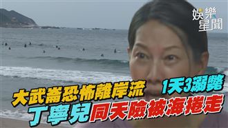 大武崙恐怖離岸流　丁寧兒同天險被海捲走
