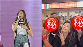  賈靜雯和蔡少芬、劉雅瑟到澳門支持A-Lin演唱會。（圖／翻攝自賈靜雯臉書）