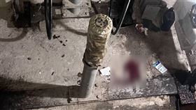 北市大安區一處大樓傳出工安意外。（圖／翻攝畫面）