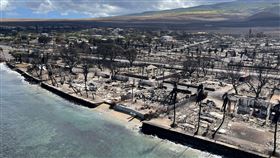 夏威夷毛伊島,野火。路透社