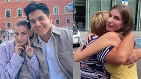 祖雄陪佳娜從波蘭搭火車回烏克蘭，卻遭烏克蘭海關禁止入境。（圖／翻攝自佳娜 IG）