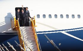 賴清德抵達友邦巴拉圭（1）