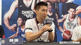 韓國安養KGC主帥金商植。（圖／記者蔡厚瑄攝影）