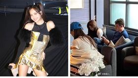 Lisa疑似再被捕捉到和首富子弗雷德里克同框。（合成圖／翻攝自IG、微博）