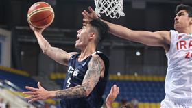 台灣藍隊劉錚。（圖／中華籃協提供）